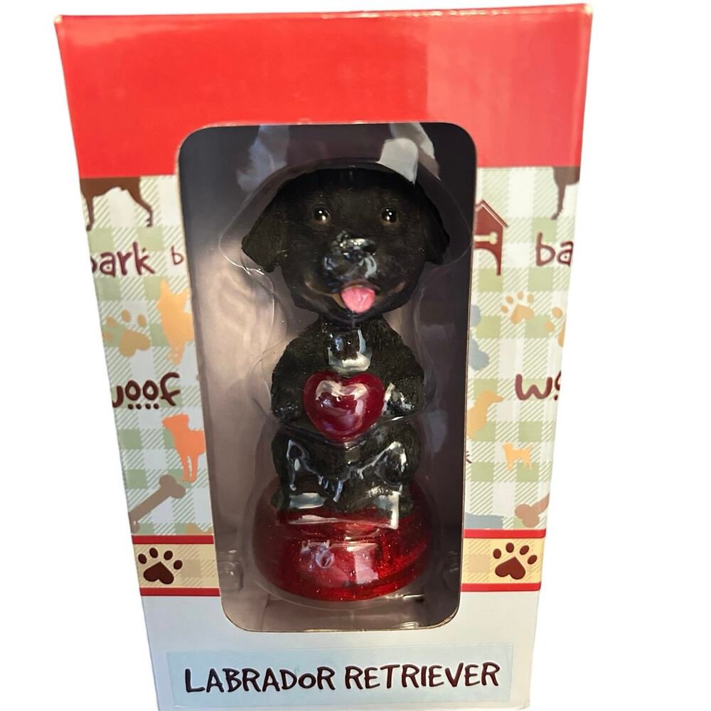 Labrador Retriever Dog Bobble Head Figurine LED “My Favorite Breed” In Box